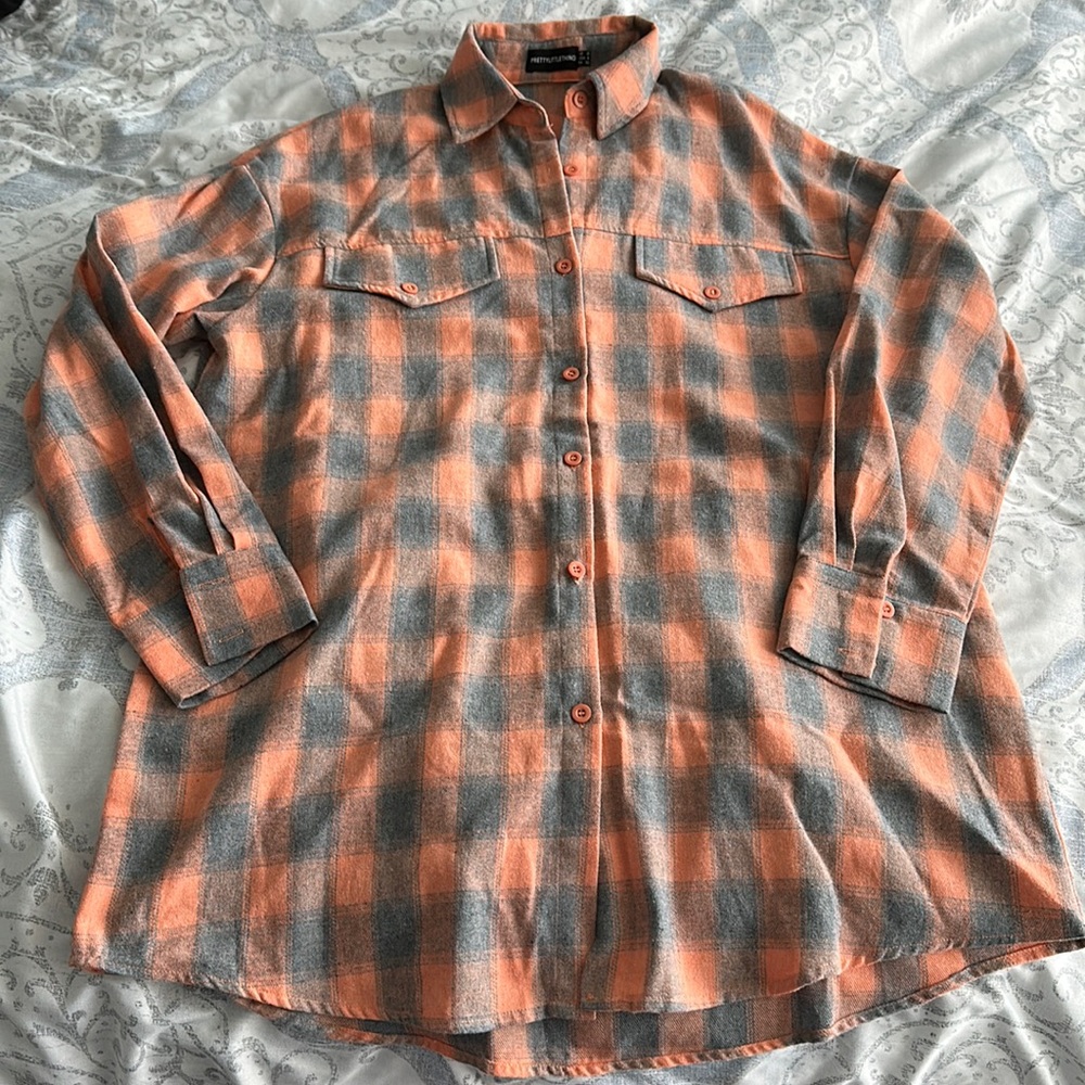 Pretty Little Thing Check Shirt - Picture 3 of 4